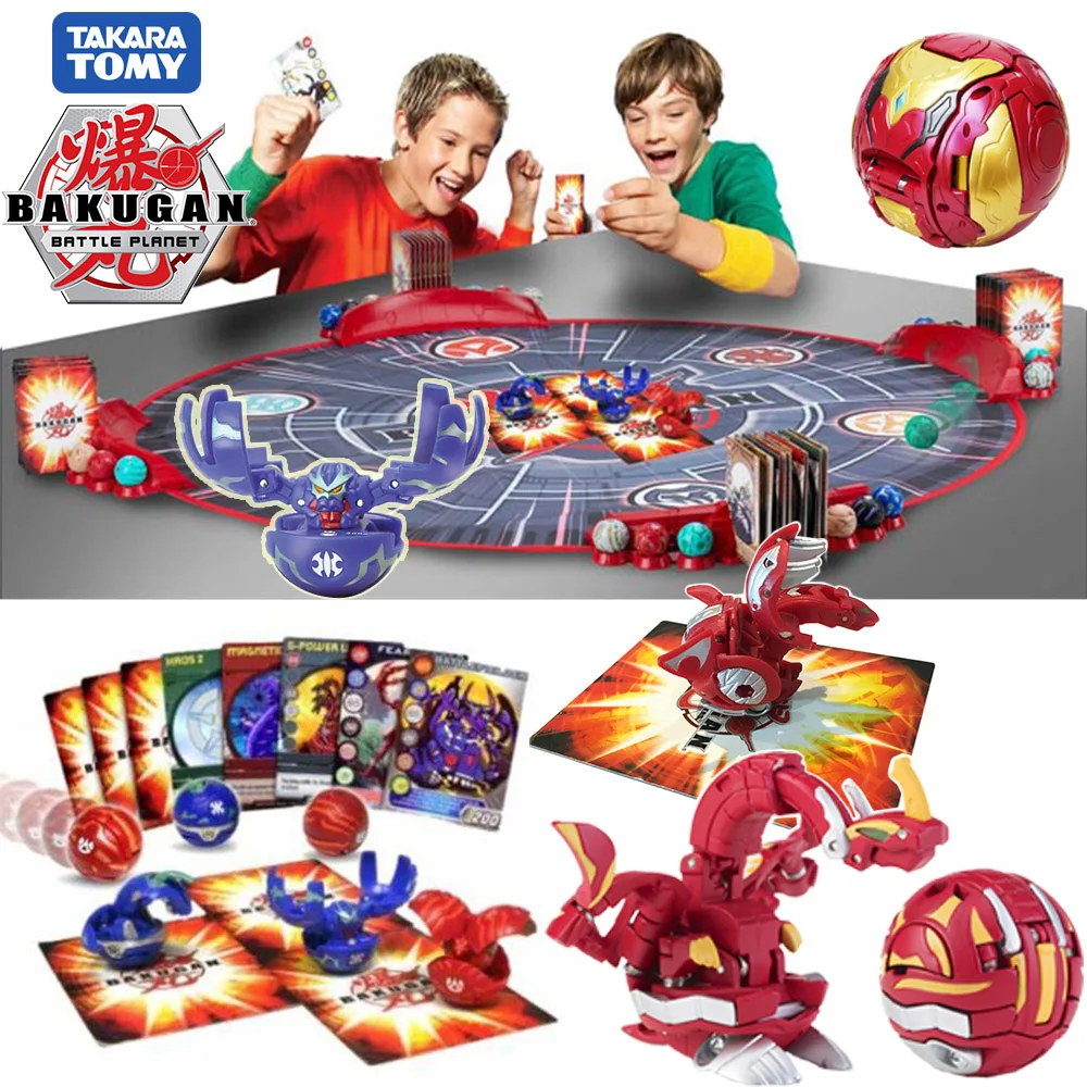 Takara Tomy Transformation balle bataille Bakuten planète jouet dragon id bagarreur Pack de démarrage hauts jeu de filature pour les enfants