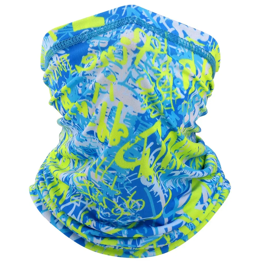 Ice Silk Bandana UV Protection Head Tube Scarf Hiking Cycling Camping Face Cover Hood Neck Gaiter Headscarf Summer Men Women mens snood scarf Scarves