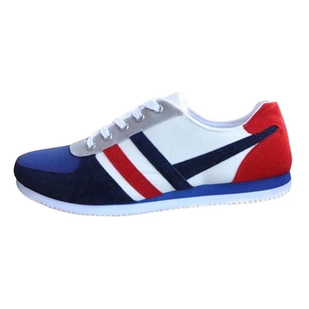 

Fashion Men's Lace Up Loafers Sneakers Comfortable Sports Light Canvas Shoes Breathable Anti-Odor Casual Shoes &&48