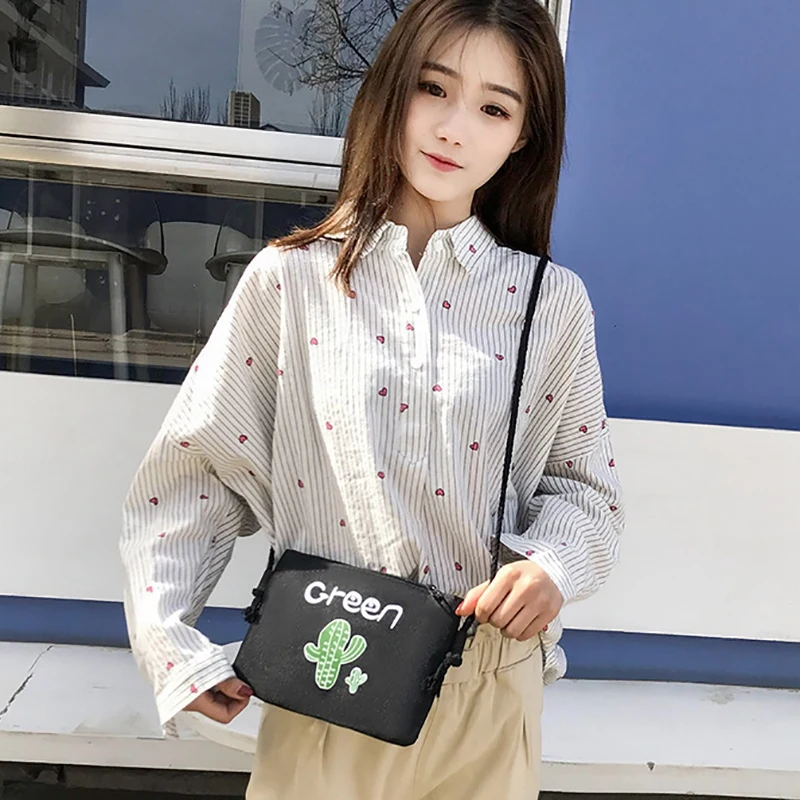 BEAU-4Pcs холст школьный рюкзак, набор для девочек подросткового возраста с рисунками кактусов сумка+ Для женщин рюкзак+ чехол+ кошелек для путешествий Satc