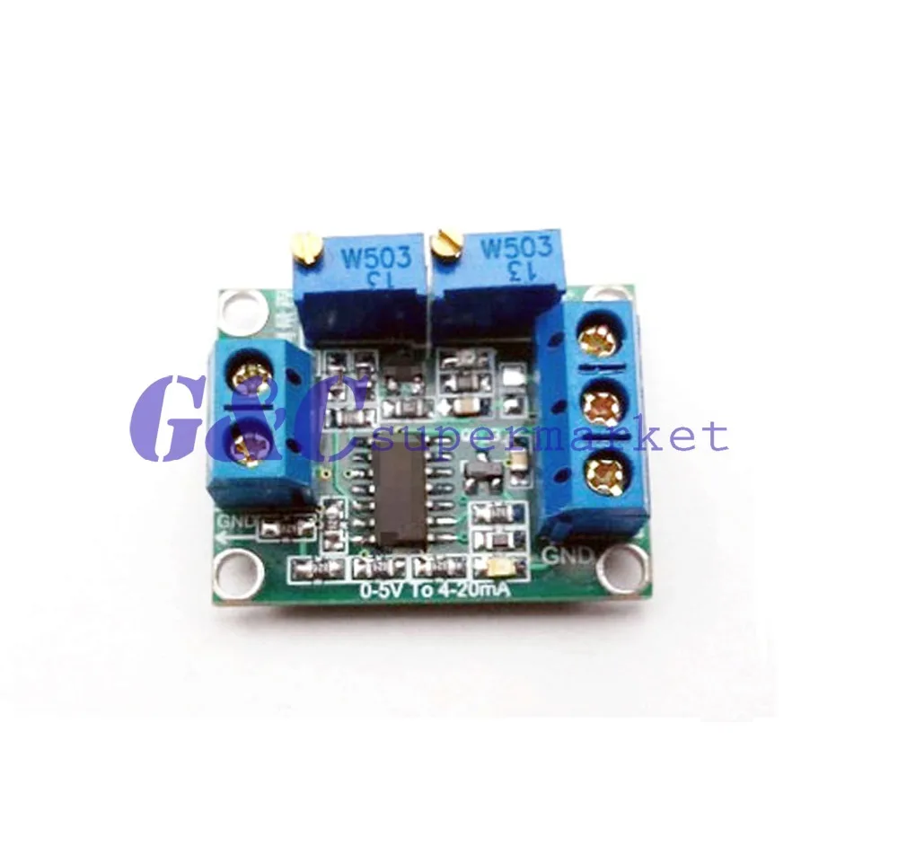 

Voltage to Current Signal Transmitter 0-3.3/5/10/15V to 4-20mA Linear conversion diy electronics