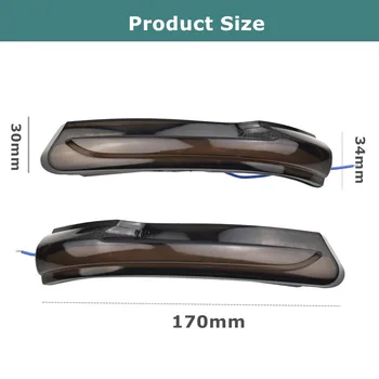 

For Kia Forte 1.6L-GAMM 2014 2015 2016 2017 2018 LED Dynamic Turn Signal Blinker Sequential Side Mirror Indicator Light Lamp