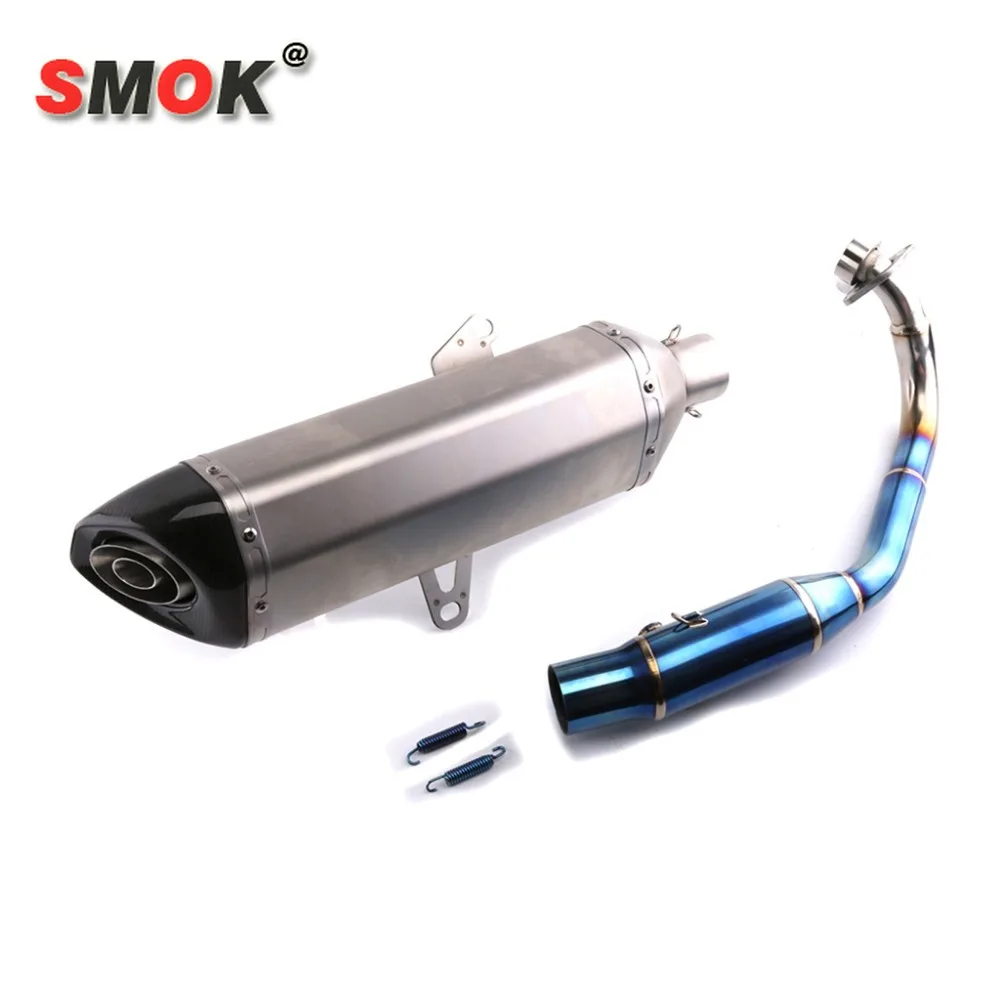 SMOK для Honda Forza 300 2018 мотоцикл из нержавеющей стали углеродного волокна дБ убийца