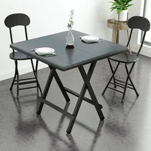Table de salle à manger pliante Portable, petite Table pliable pour maison de location, Simple à manger