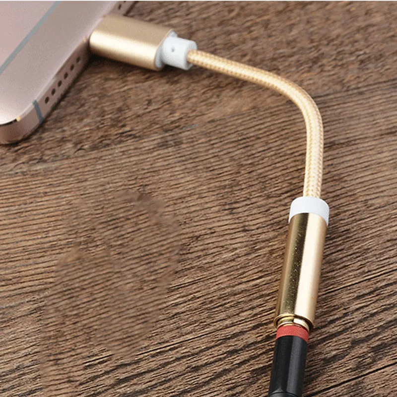 Кабель с разъемом USB типа C для 3 5 мм кабель наушников мужской подачи внешнего