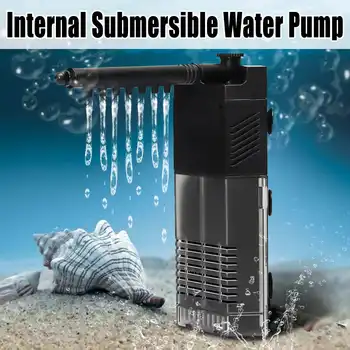 

220-240V 5W/3W Aquarium Fish Tank Internal Submersible Oxygen Water Filter Pump with Adjustable Spray Bar