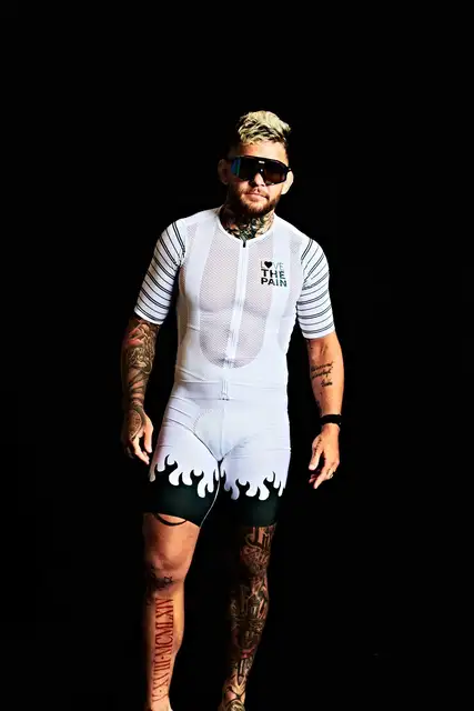 LOVE THE PAIN Pro Team Cycling Set 2021 High Quality American Professional Summer Outdoor Cycling Jersey Italian Webbing Pants 14