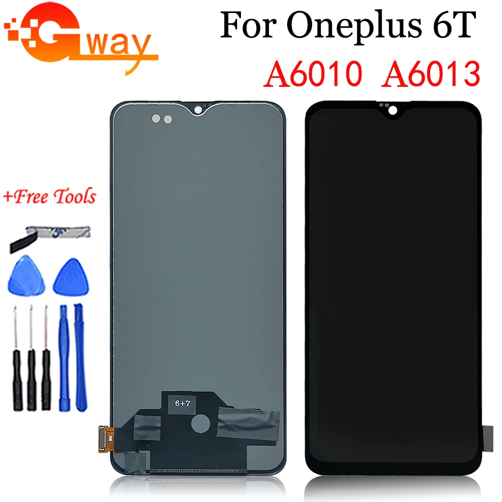 6.41" Tft For Oneplus 6t A6010 A6013 Lcd Display Touch Screen Digitizer