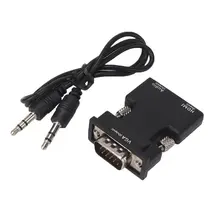 1080P HDMI мама к VGA папа с аудио выход кабель конвертер адаптер