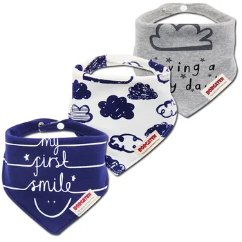 

3pcs/lot Baby Bibs Cotton High Quality Babadores Para Bebe Infant Saliva Towel for Boys and Girls
