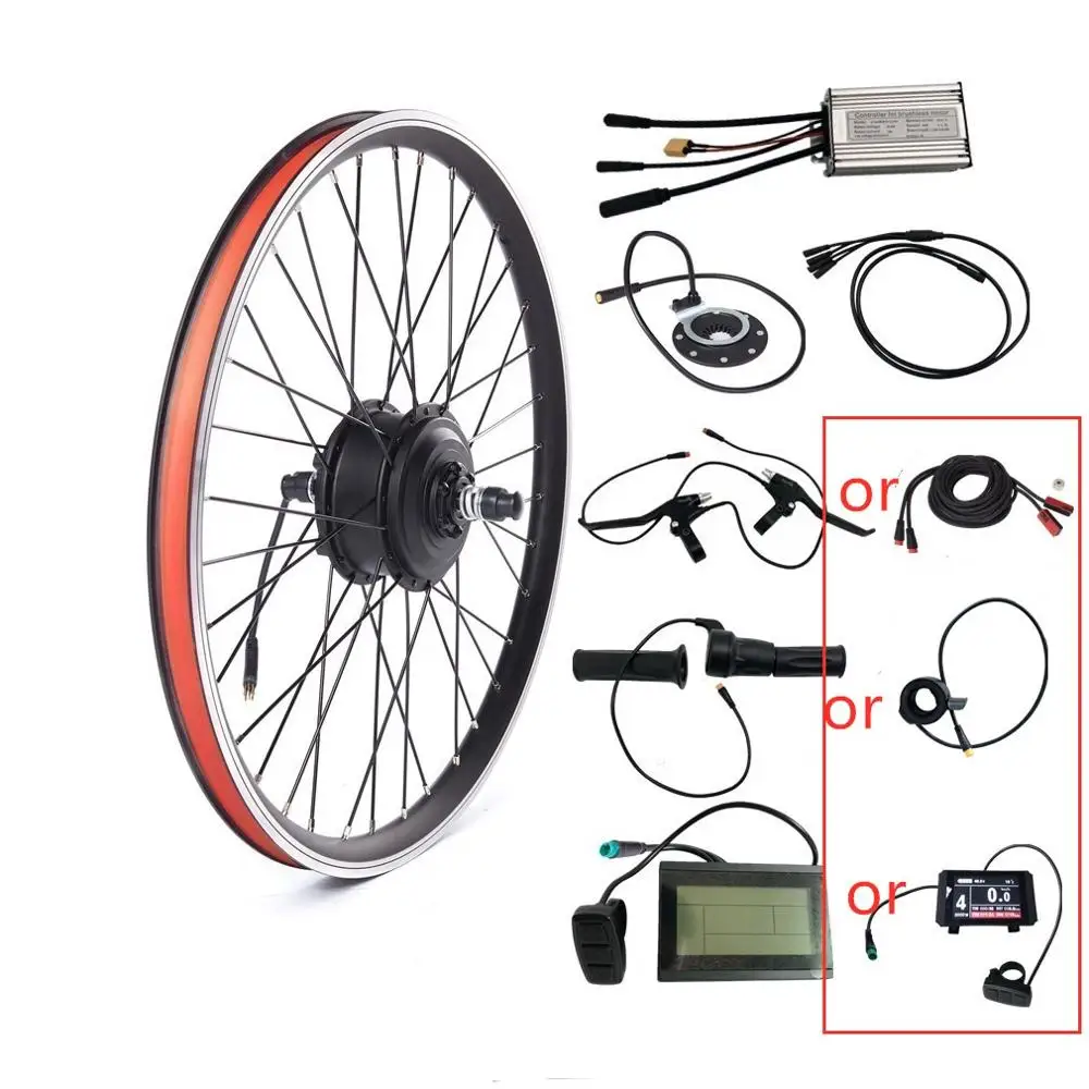 E bike Conversion Kit with Waterproof Connectors High Grade 36V 250/350