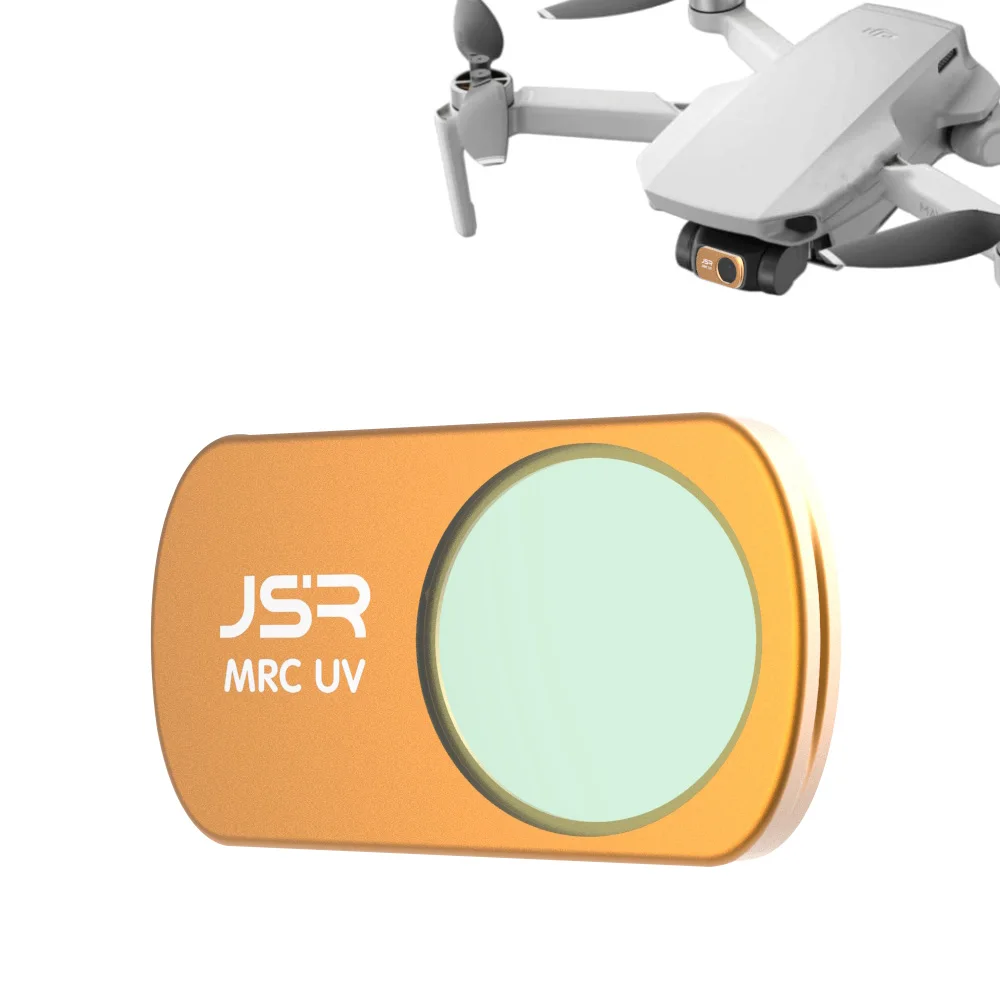 Фильтры для дрона для Mavic Mini ND8/ND16/ND32/ND64 фильтр для Dji Mavic Mini нейтральная плотность камеры аксессуары Gimbal Защита 1 шт - Цвет: UV Filter