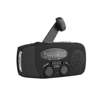 

Mini Solar Radio Portable Solar Emergency Flashlight Mp3 Music Player