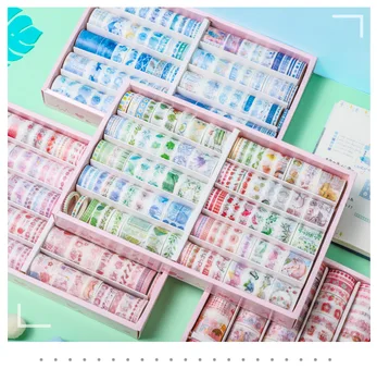 

100 Rolls of Hand Account Tape Hand Account Stickers Japanese Paper Suit Cheap Antique Character Hand Account Film Girl