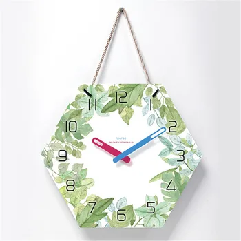 

Northern European-Style Creative Clock Bedroom Wall Clock Fashion Household Living Room Simple Children Clock Mute Quartz Clock