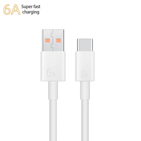 Super Fast Charging USB Type-C Data Cable 66W For Mate 40Pro Honor P50 P30 30S Mobile Phone Charging Cable 1/1.5/2 Meters