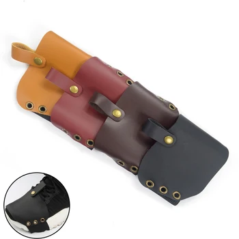 

Motorcycle Shoes Protective Leather Gear Shift Shoe Sock Boots Protector Cover Shifter Pad Pedal for Motorbike Motocross Racing