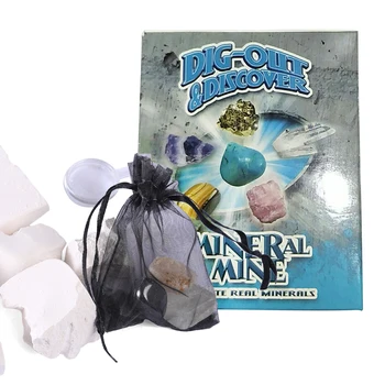 

Rowsfire Crystal Fossils Mineral Excavation Discover Fun Rocks Educational Toys History Learning & Education Age 8+