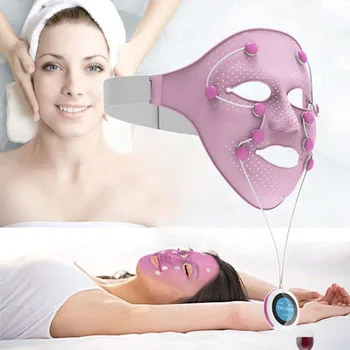 

3D Silicone Facial Mask Electric EMS Vibration Face Massager Skin Rejuvenation Quick Face Lift Mask V Face Slim Massager
