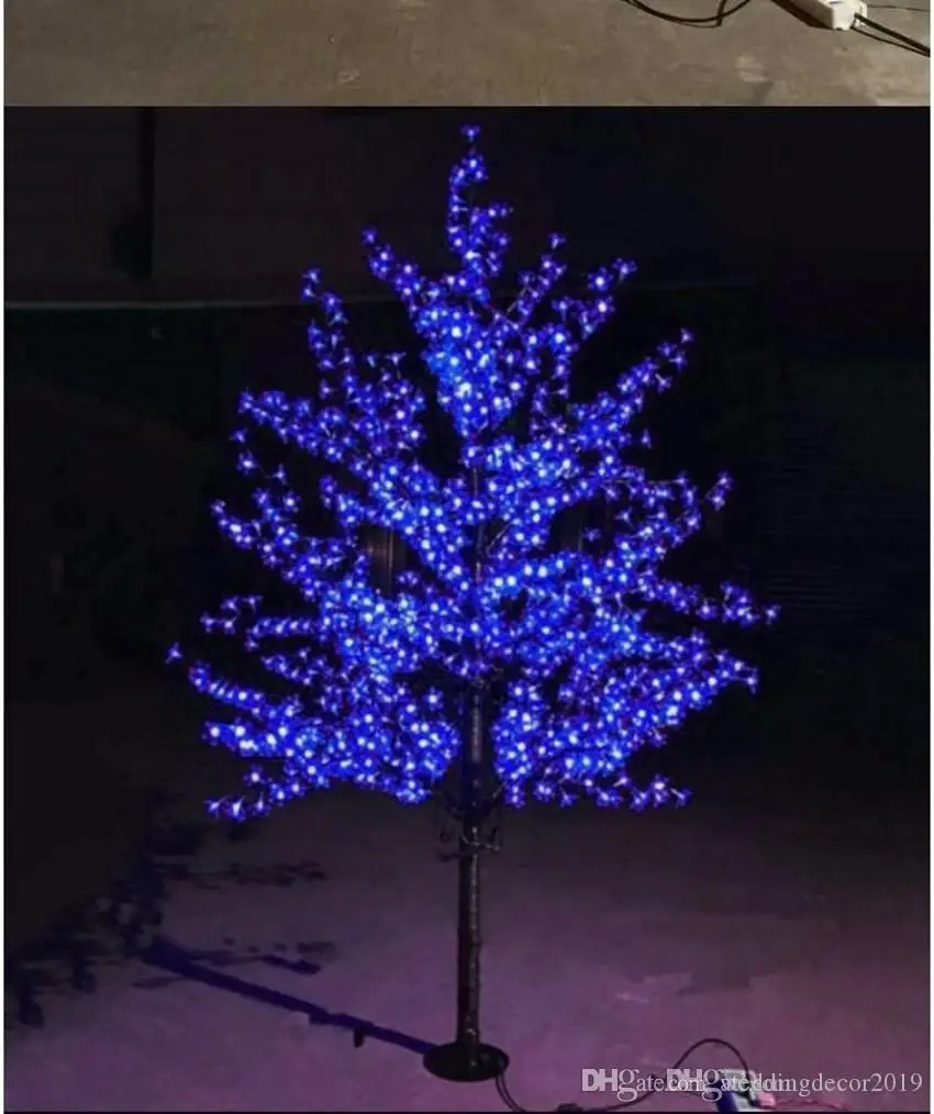 864 LEDs 6 feet 1.8M height LED cherry tree LED Christmas tree lights waterproof 110 220VAC white outdoor