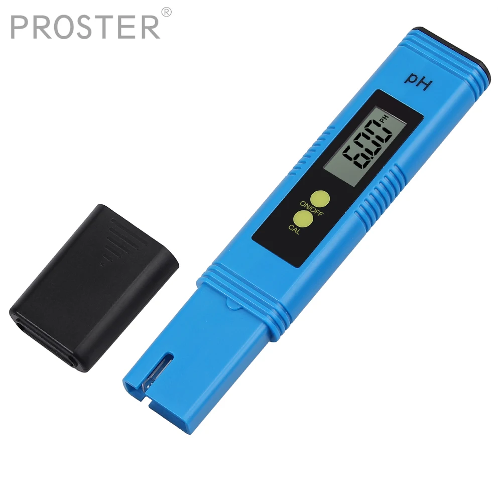 Proster для ЖК-цифровой тестер температуры PH Измеритель Качества Воды Монитор ±0. 05pH питьевой синий Карманный 0-14PH аквариум