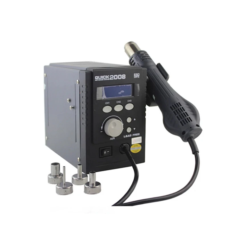 Быстрый 2008 горячий воздух BGA паяльная станция Бессвинцовая Интеллектуальная цифровая паяльная станция для ремонта телефона SMD BGA