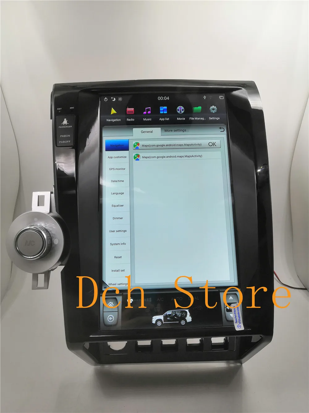 13,6 inch вертикальный экран tesla стиль Android 8,1 автомобильный DVD плеер gps для toyota tundra 2007 2008 2009 2010 2011 4G Оперативная память