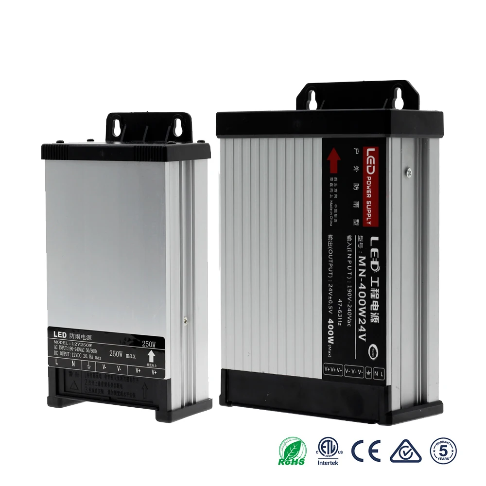 

DC 12V 24V Power 5A 8A 10A 15A 20A LED Driver Power Supply Adapter Lighting Transformers 12 24 V Power Supply Outdoor Rainproof