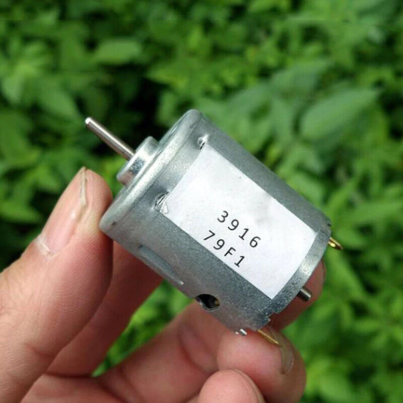 Mini Electric 365 Motor DC 12V-24V 18V 9800RPM Large Torque Dia.2.3mm Dual Shaft Strong Magnetic RC Toy Boat Car Hobbies | Обустройство