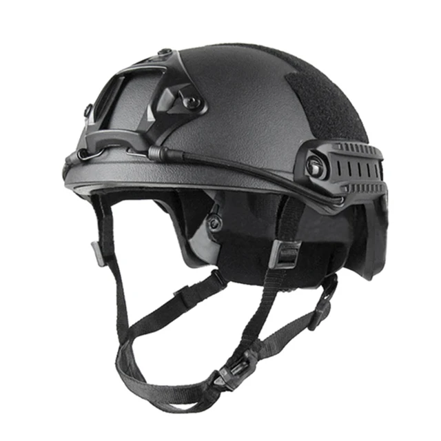 Fast Ballistic Helmet HDPE OCC Dial Liner Black High Cut NIJ3A Bulletproof Light Weight Security Equipment 1