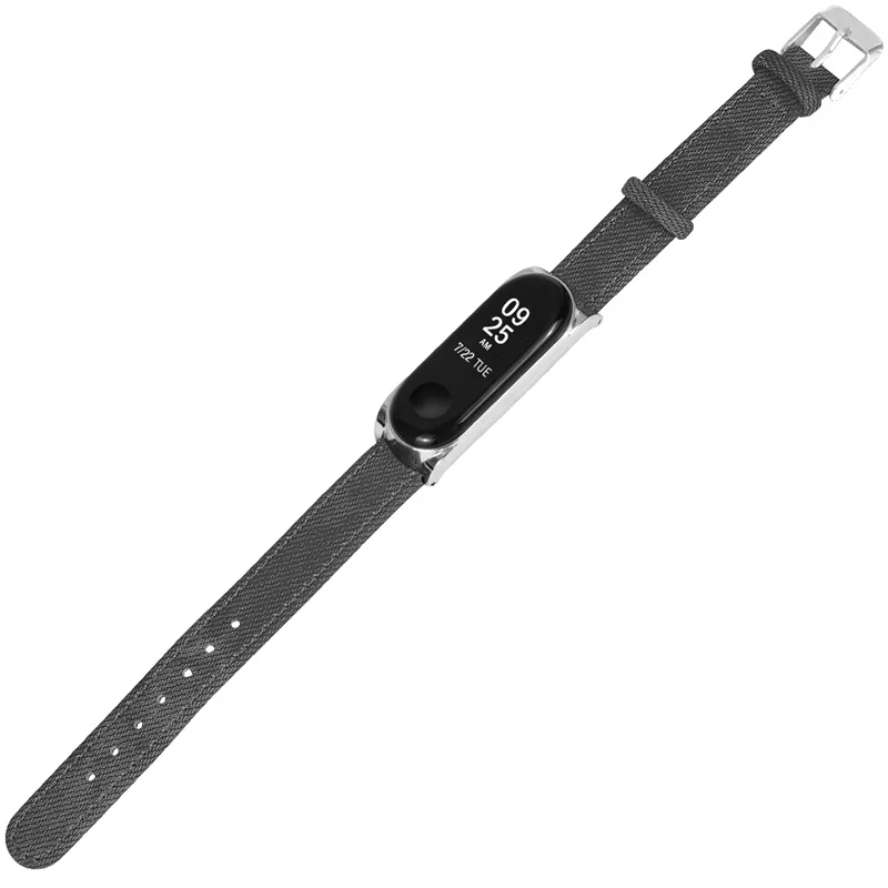 Кожаный ремешок для часов с металлическим чехлом для Xiaomi Mi Band 4 ING-SHIPPING