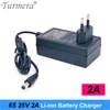 2A 12.6V 16.8V 21V 25V 2A 18650 Lithium Battery Charger DC5.5*2.1MM for 3S 4S 5S 6S 12V to 25V Screwdriver Battery Pack Use NEW ► Photo 3/6