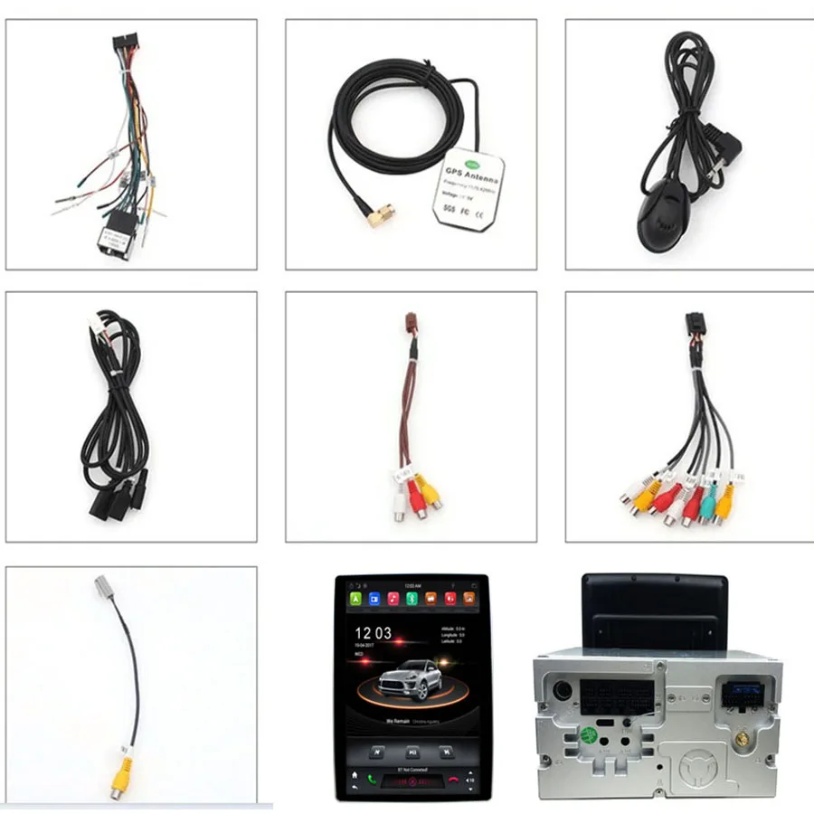 12," Android 8,1 комплект с gps-навигатором мультимедиа 4+ 32 ГБ для Toyota/Nissan/Suzuki/Lexus gps навигация