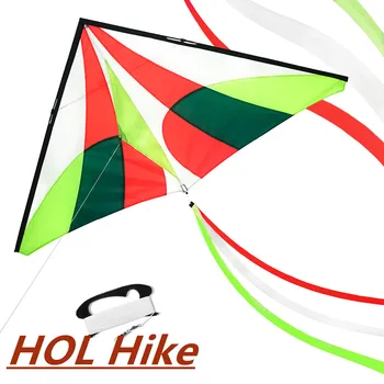 

Emmakites HOLIDAY Delta Kite - 5Ft with Tail String Storage Bag for Beginner Kids Adults