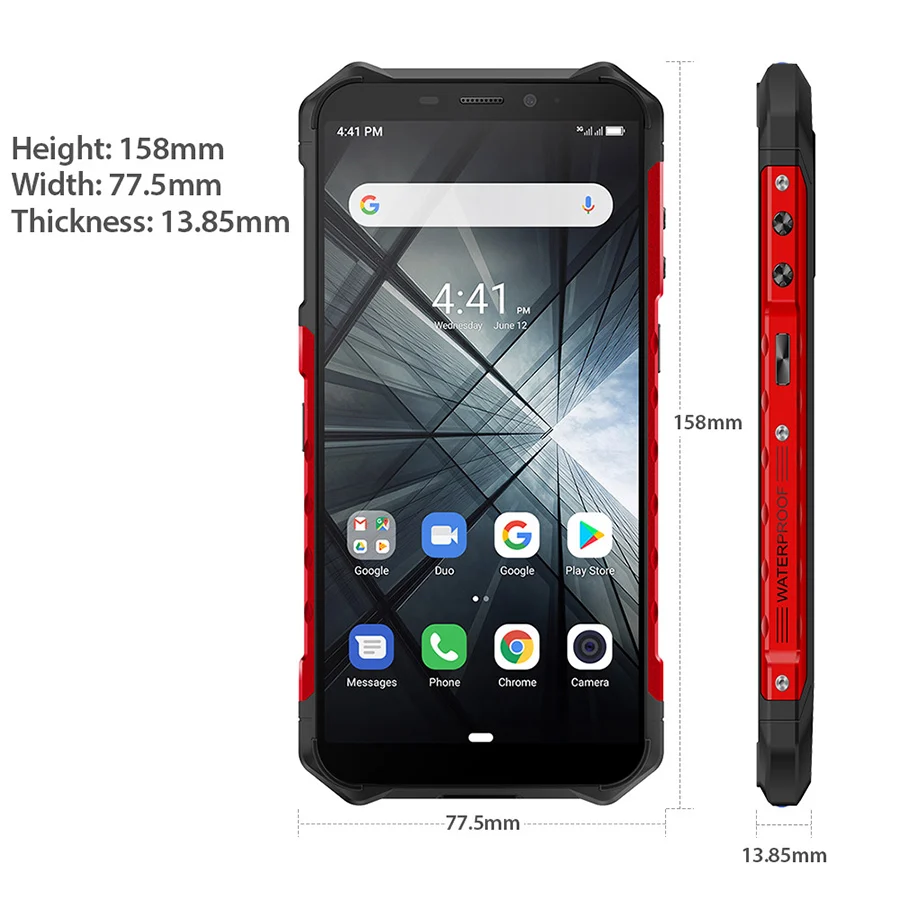 Ulefone Armor X3 прочный IP68 Смартфон Android 9,0 5," экран 2 Гб 32 Гб 5000 мАч 3g прочный мобильный телефон