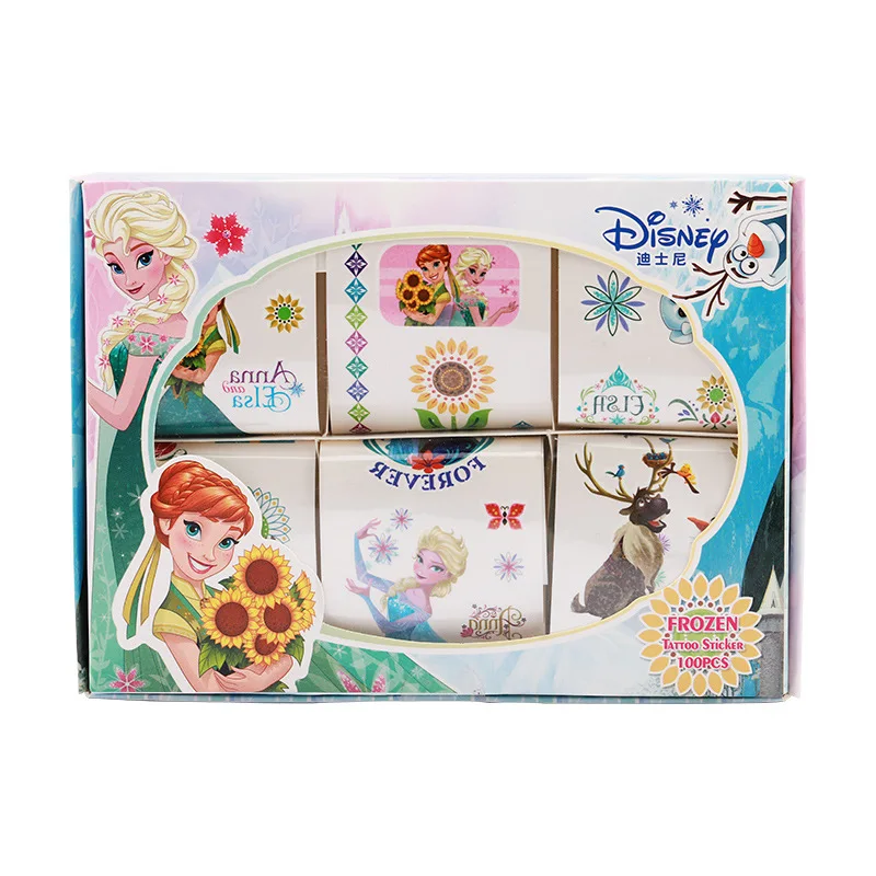 My Little Pony тату-наклейки Принцесса Эльза Анна Белль София мультфильм часы детские наклейки для девочек Детские игрушки для девочек ребенок - Цвет: Elsa