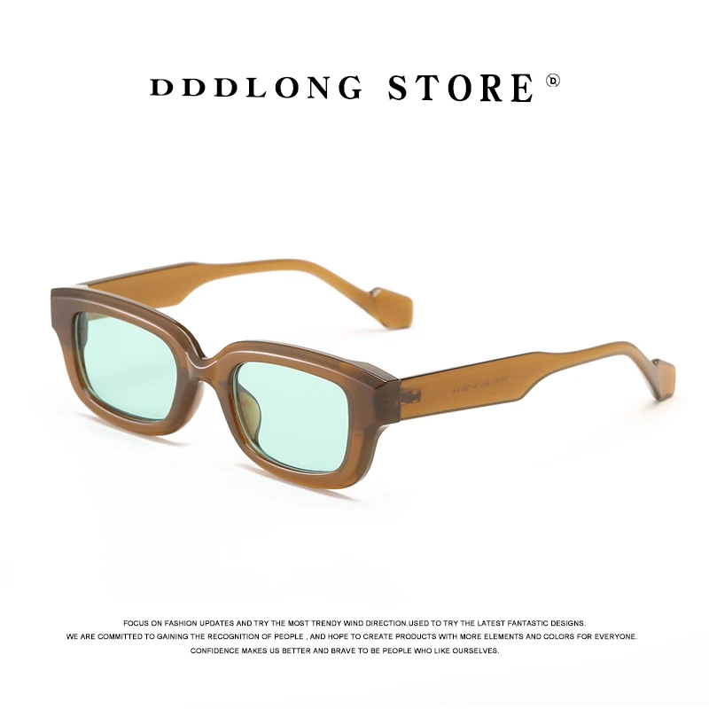 

DDDLONG Retro Fashion Square Sunglasses Women Designer Men Sun Glasses Classic Vintage UV400 Outdoor Oculos De Sol D1