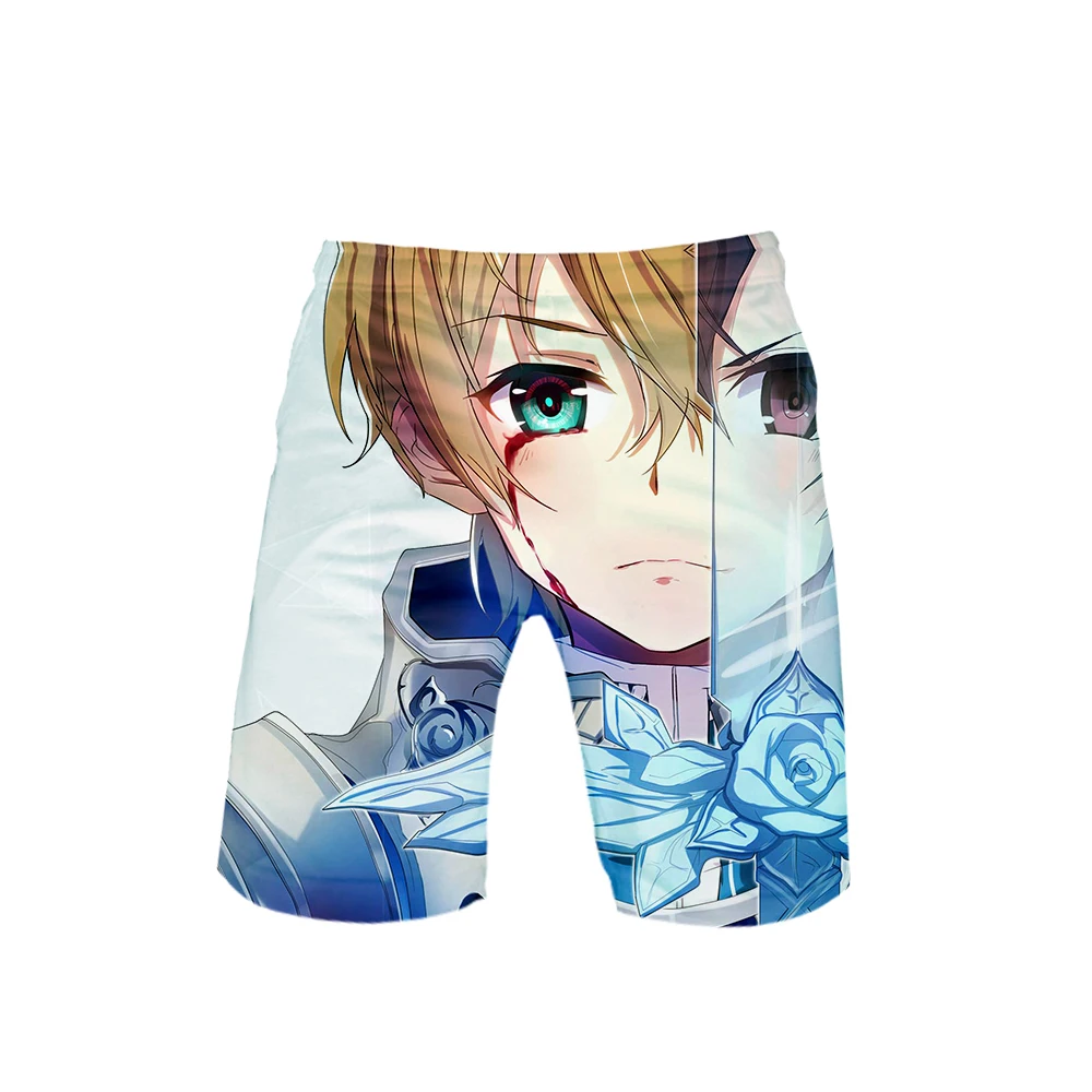 Alicization 3D Gedrukt шорты х/б Mannen Mode шорты в уличном стиле горячие koop Harajuku трендовый Zomer Dragen