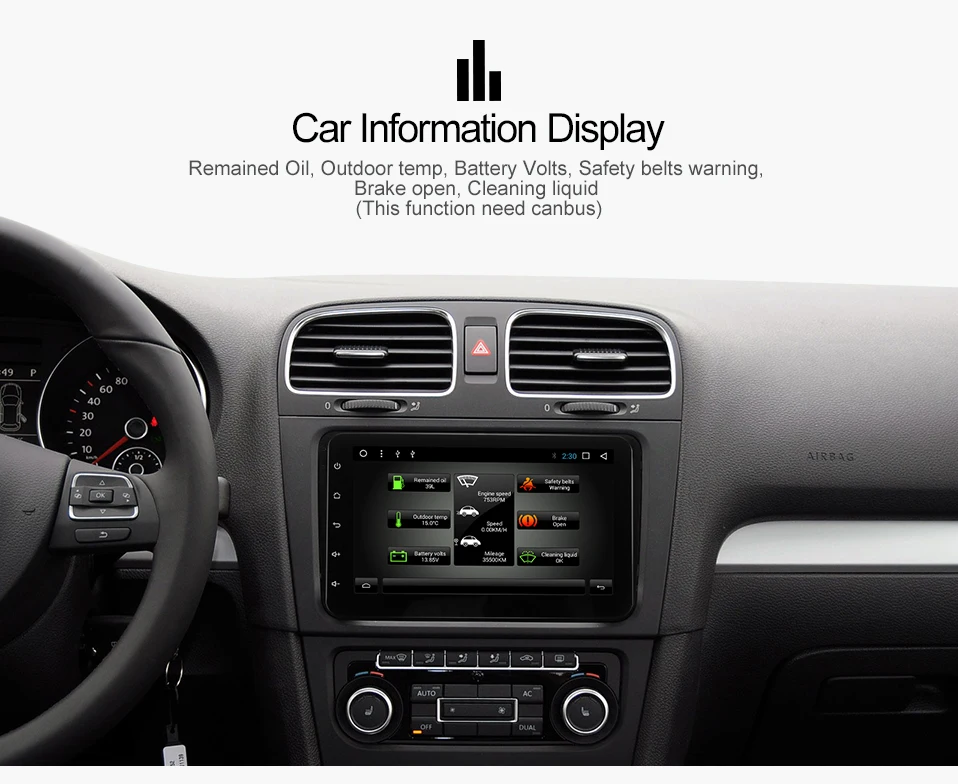 Flash Deal EU/RU Warehouse CDZ8060 2G android 9.0 car dvd player for VW polo golf passat tiguan skoda yeti superb rapid for skoda gps navi 11