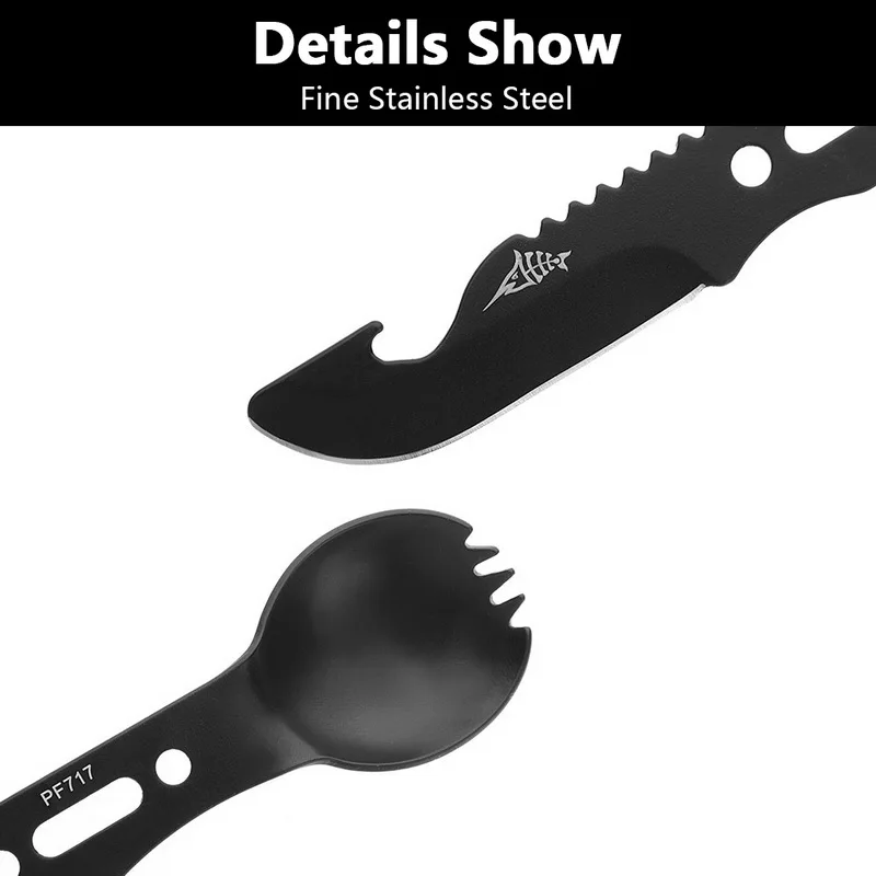 SFIT инструмент для выживания на природе комбинированный набор ложек Вилка Набор