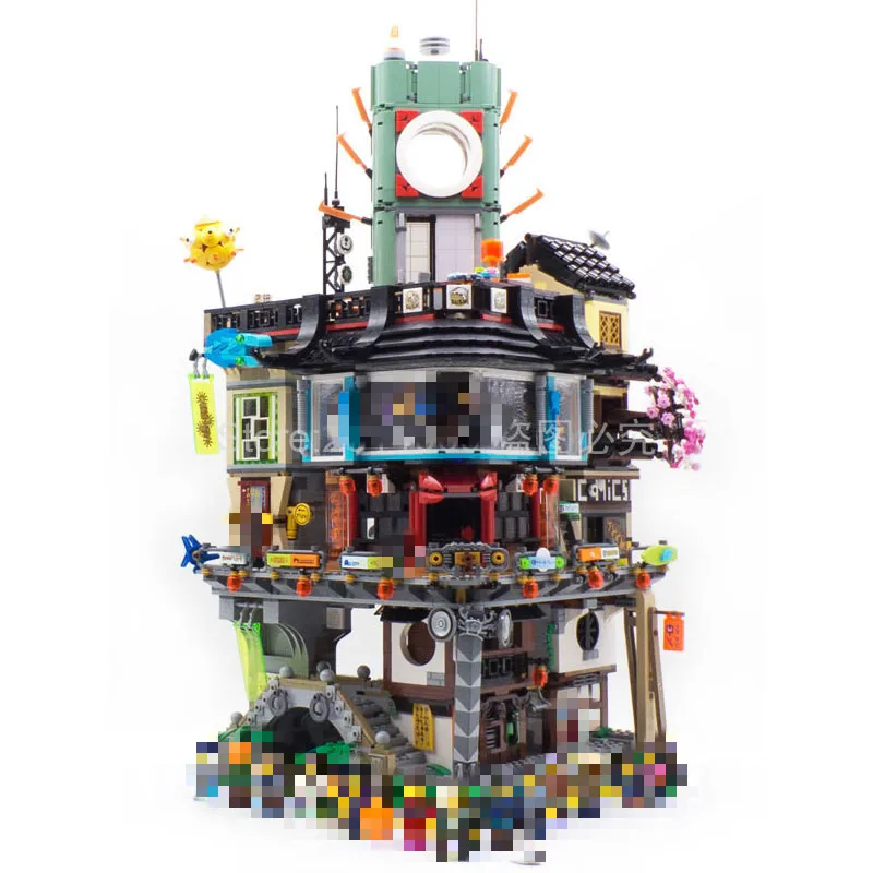 

70620 Ninja City Ninja Movie 06066 Masters of Spinjitzu Model 4953pcs Building Block Bricks Toys Children Gifts
