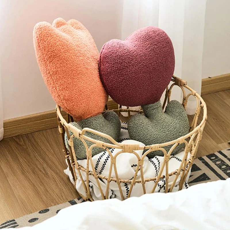 

Ins Kawaii Flower Plants Cushion Plush Stuffed Toys Soft Doll Home Sofa Creative Flowers Pillow Chair Cushion Girls Gift