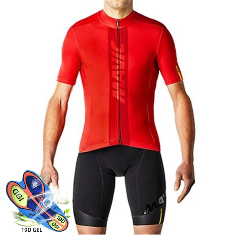 5 Велокофты Pro Team Mavic Ropa Ciclismo Hombre, летние майки с коротким рукавом, одежда для велоспорта, Триатлон, нагрудник, шорты, костюм - Цвет: 5
