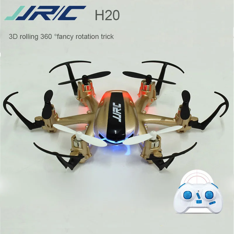 Квадрокоптер JJRC H20 Радиоуправляемый мини Дрон 4 канала 2 4G 6 осей вращение на 360
