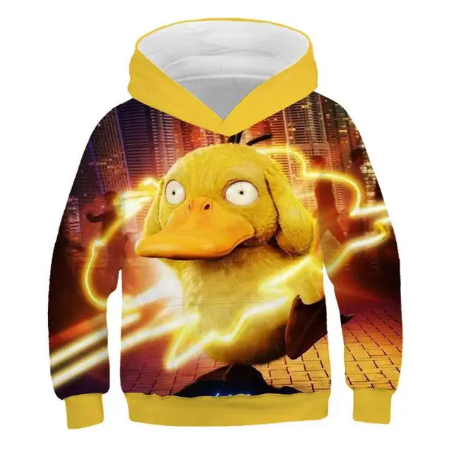 Sudadera con capucha con estampado 3D Аниме nios suter Pokemon Pikachu estilo divertido hombres y mujeres - Цвет: WPT-327