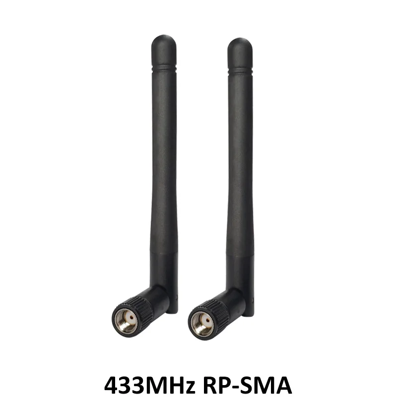 GRANDWISDOM 10pcs 433mhz antenna 3dbi sma female lora antene pbx iot module lorawan signal receiver antena high gain