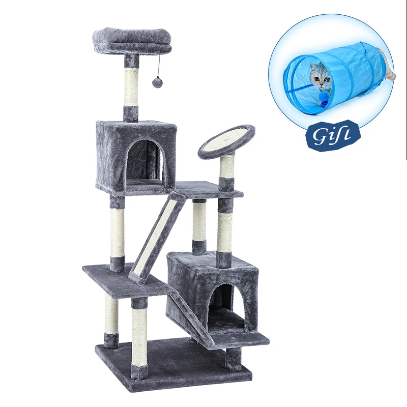 Europe Domestic Delivery Funny Cat Jumping Toy With Ladder Scratching Wood Climbing Tree For Frame Furniture | Дом и сад