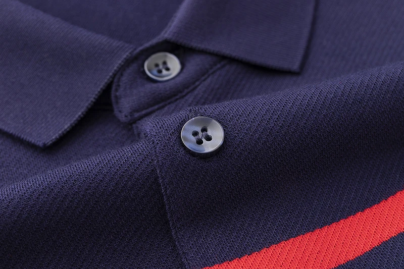 Стиль Мода хлопок с длинным рукавом поло для мужчин в полоску Camisa Masculina Polo одежда Повседневная Бизнес Homme анти-пиллинг