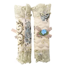 1 шт., пылезащитные Чехлы, дверные ручки, ткань, узор, европейский стиль, сохраняет тепло, антистатические, зимние, для дома, дома, кухни, аксессуары