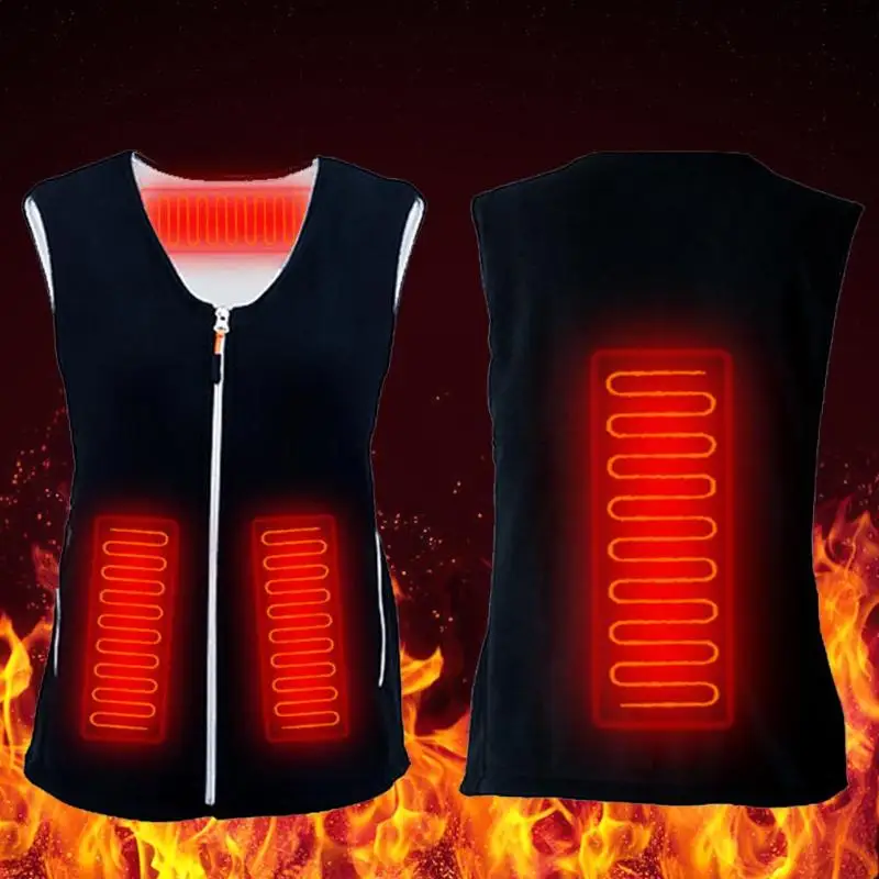 

Intelligent Hot Vest Men's USB Charging Heating Vest Men's and Women's Unlimited Electric Vest Hot suit Fleece + Cotton